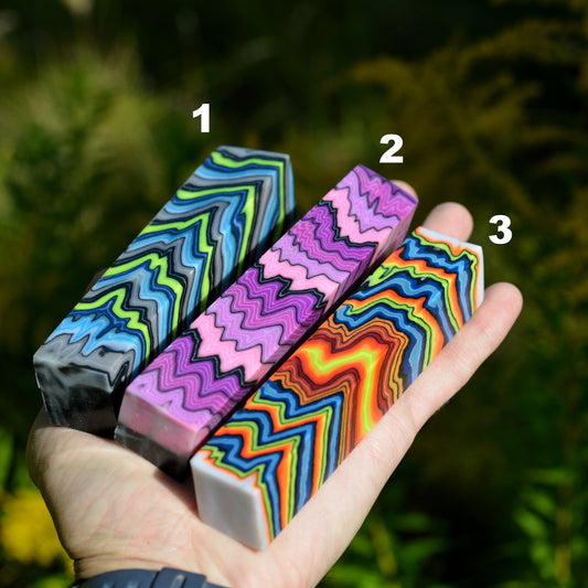 Handmade Composite Pen Blanks & Knife Handle Blocks #014