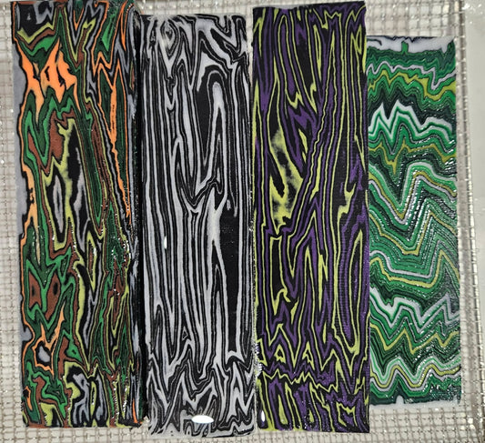 4 x Layered Composite Blocks & Scales #020