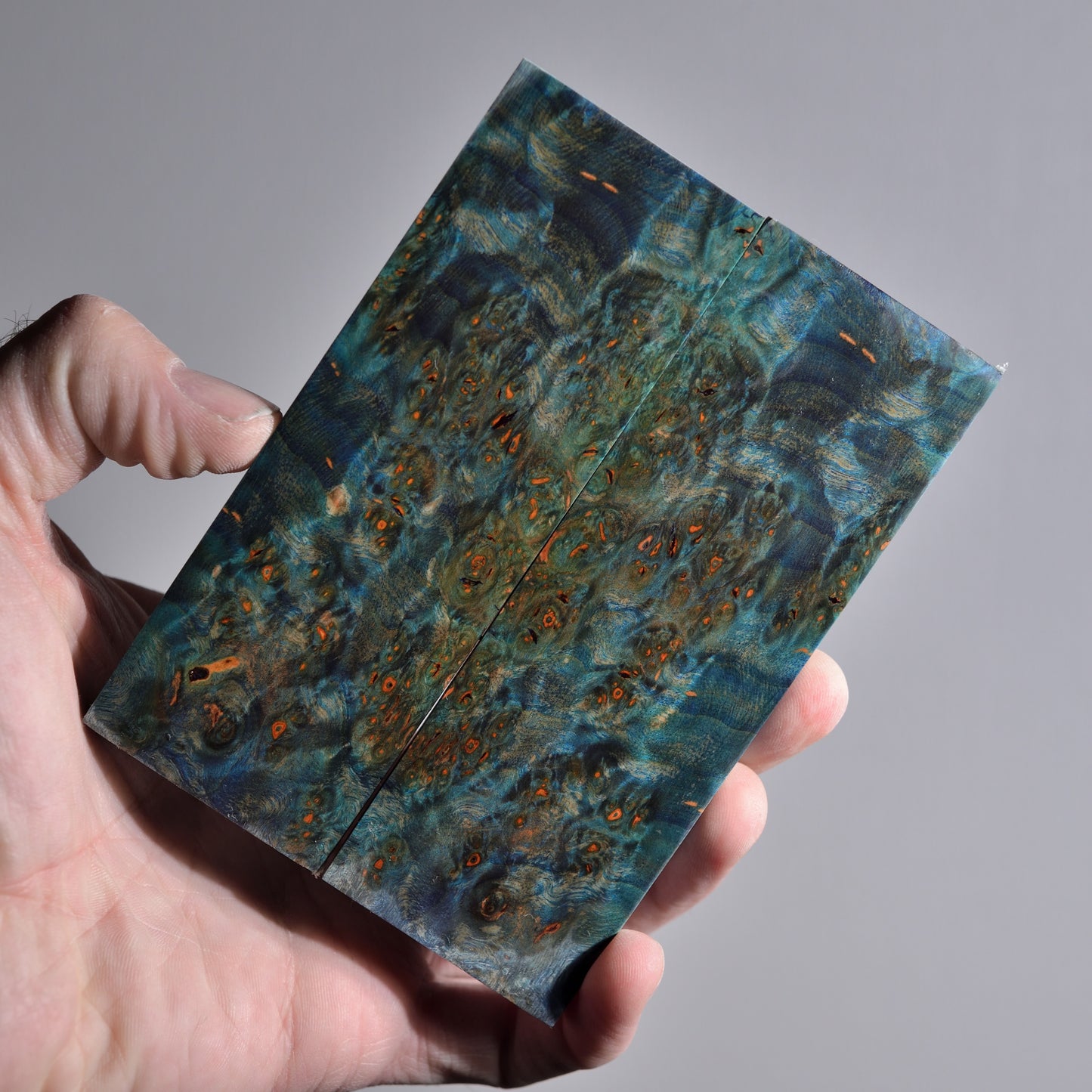 Stabilized Alder Burl Handle Scales #004
