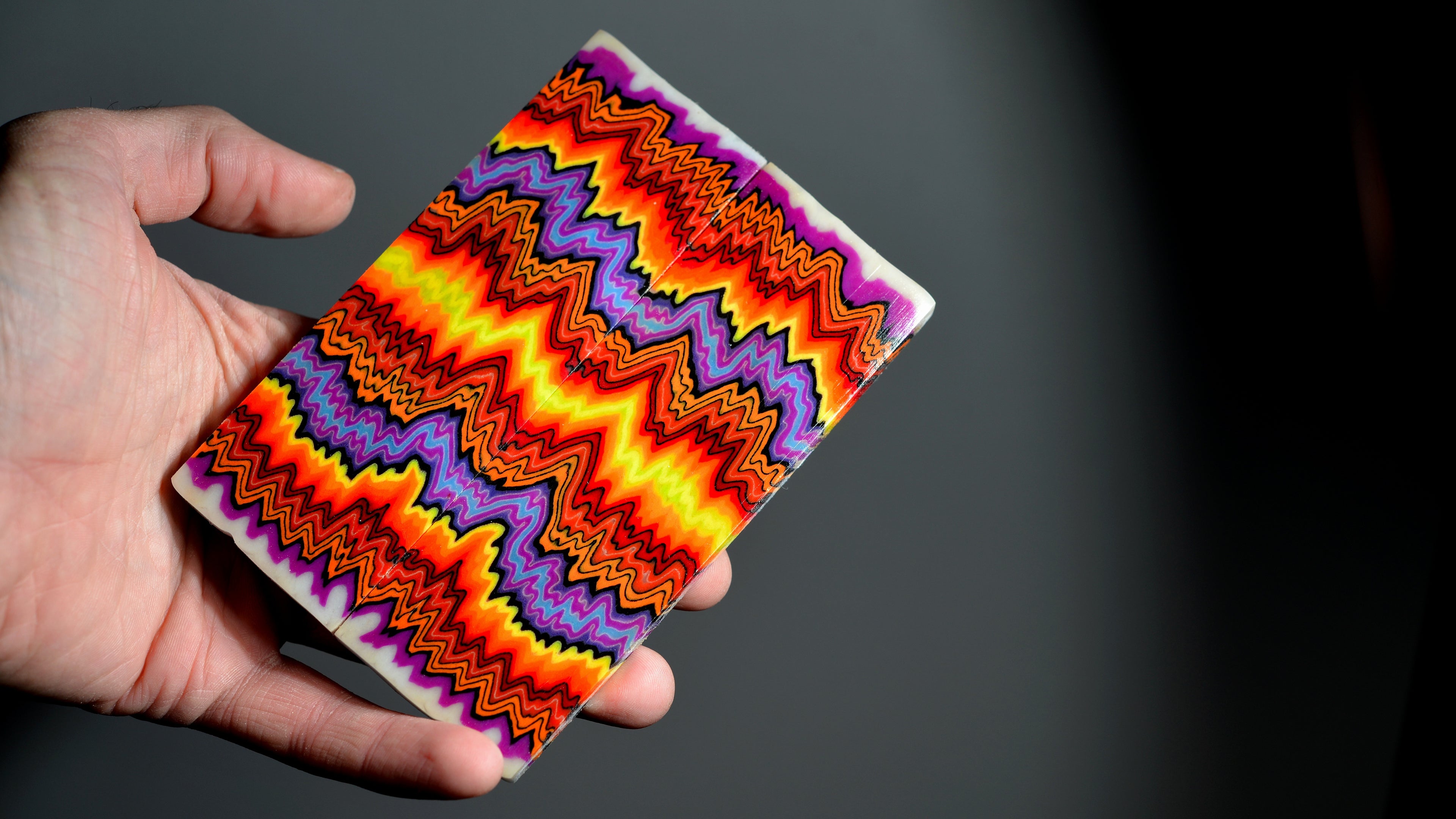 MicartaPlus handmade composite block for knife handle making