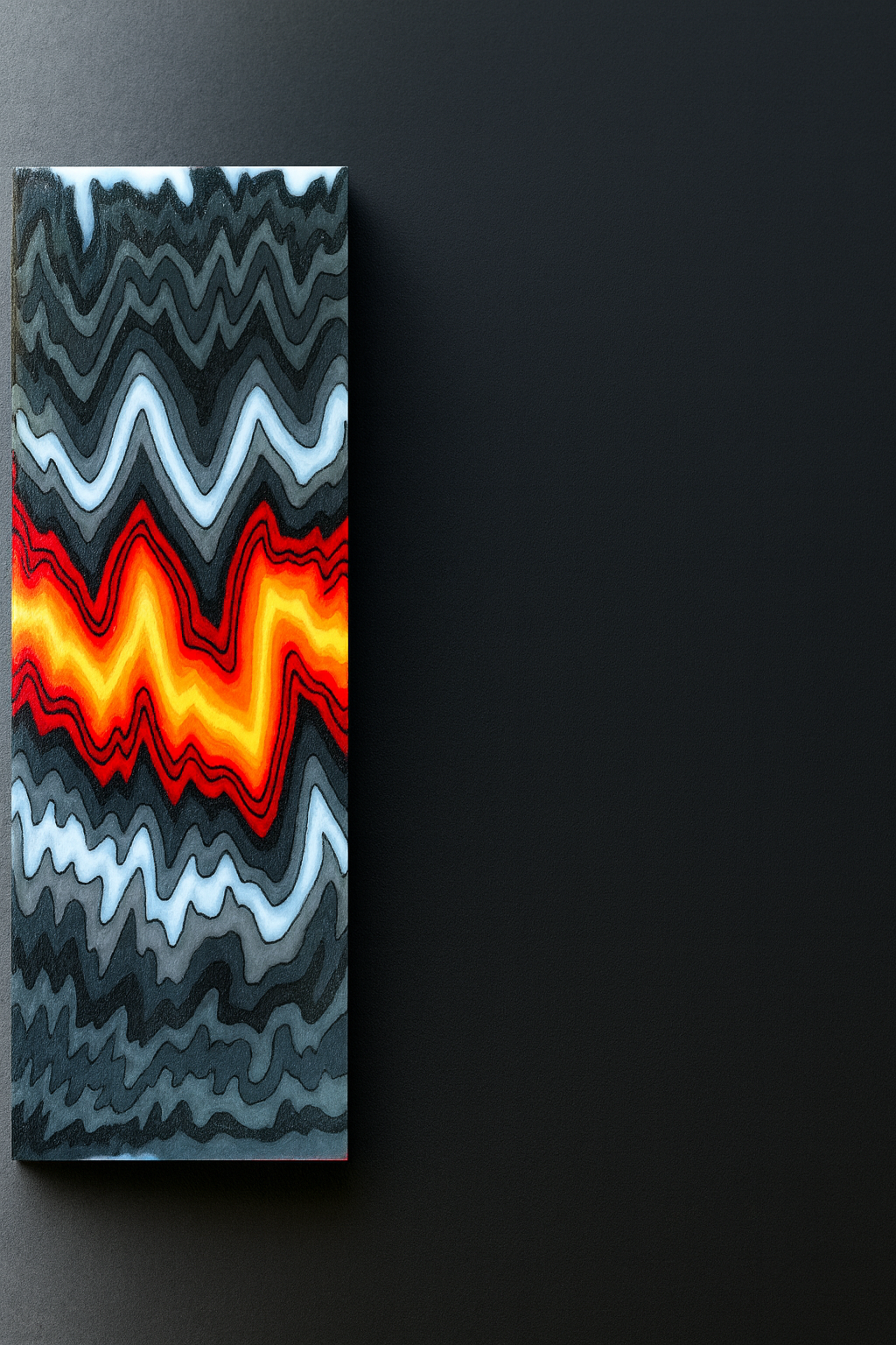 MicartaPlus handmade composite block for knife handle making